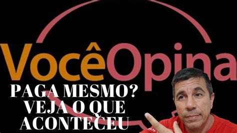 entrar você opina.